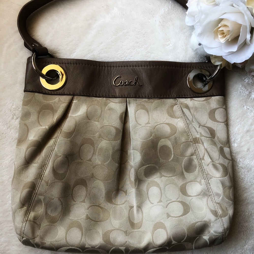 Coach Signature Ashley Hippie crossbody bag